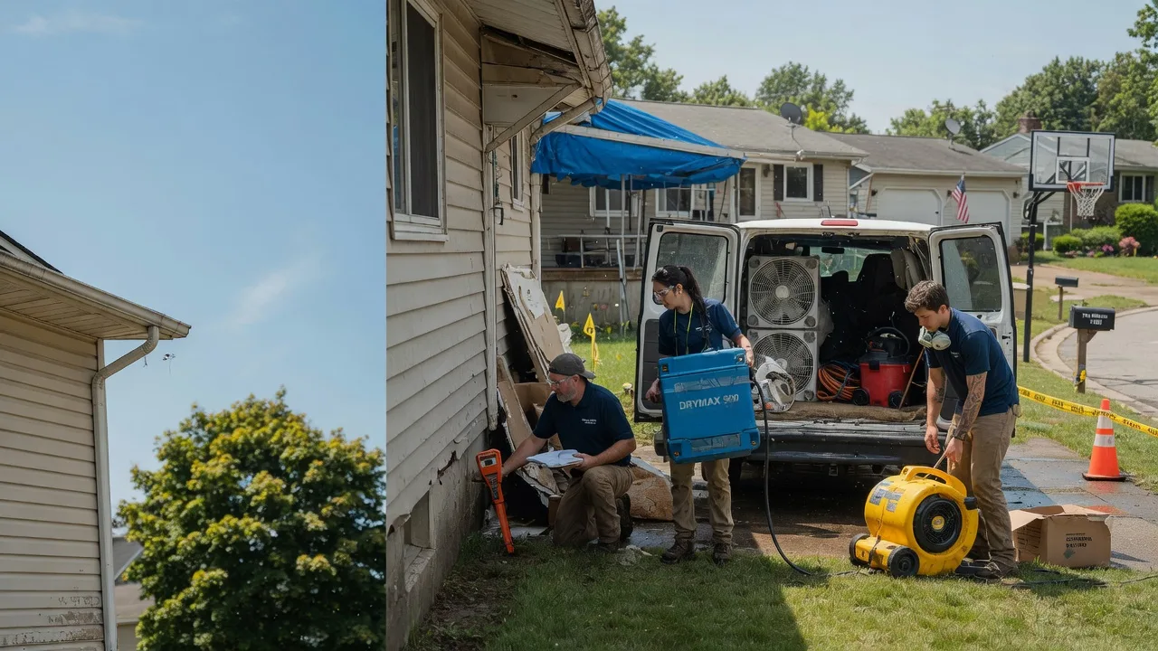 Ceiling Leak Cleanup in Hartford, WI near me
