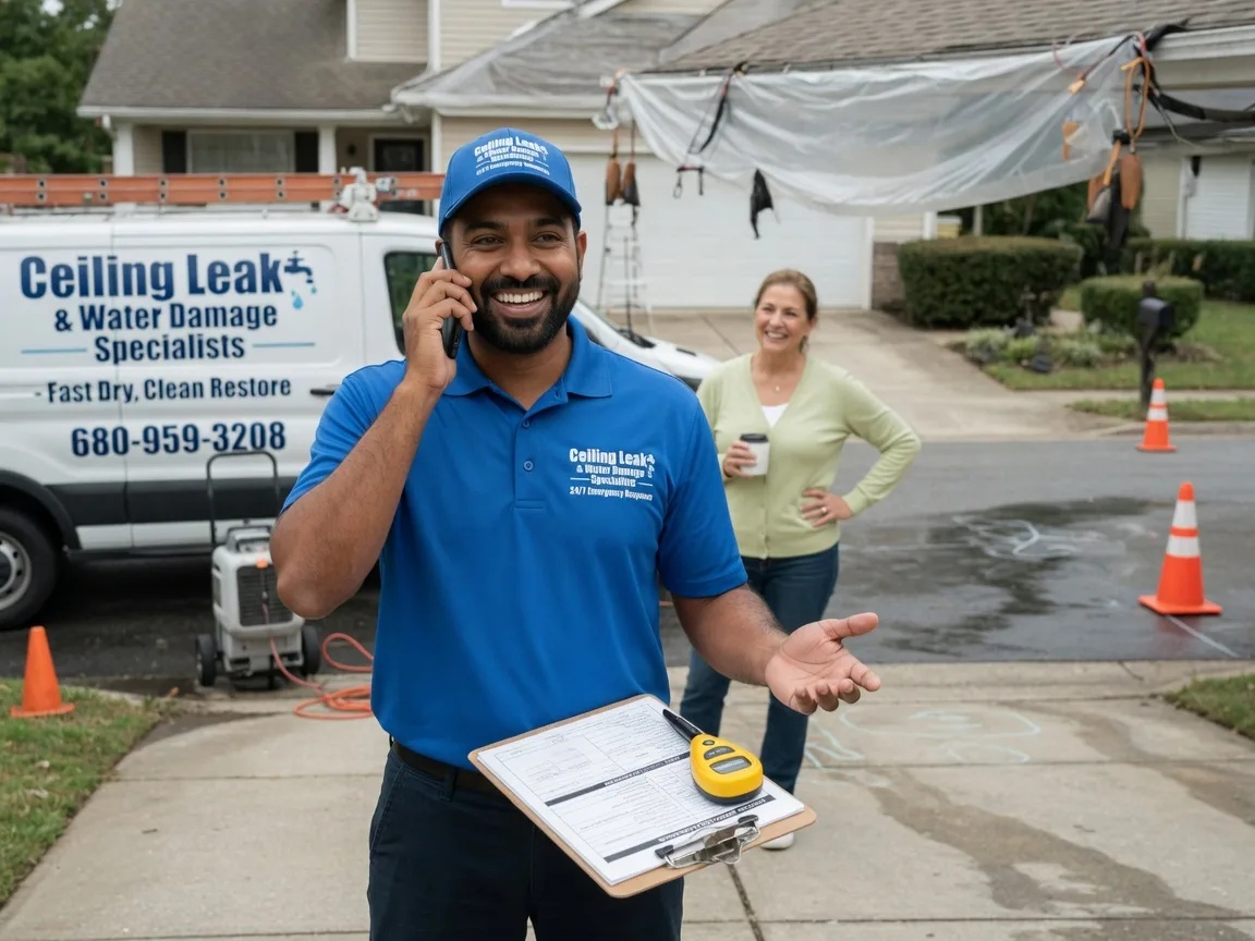Ceiling Leak Cleanup Hartford, WI FAQs